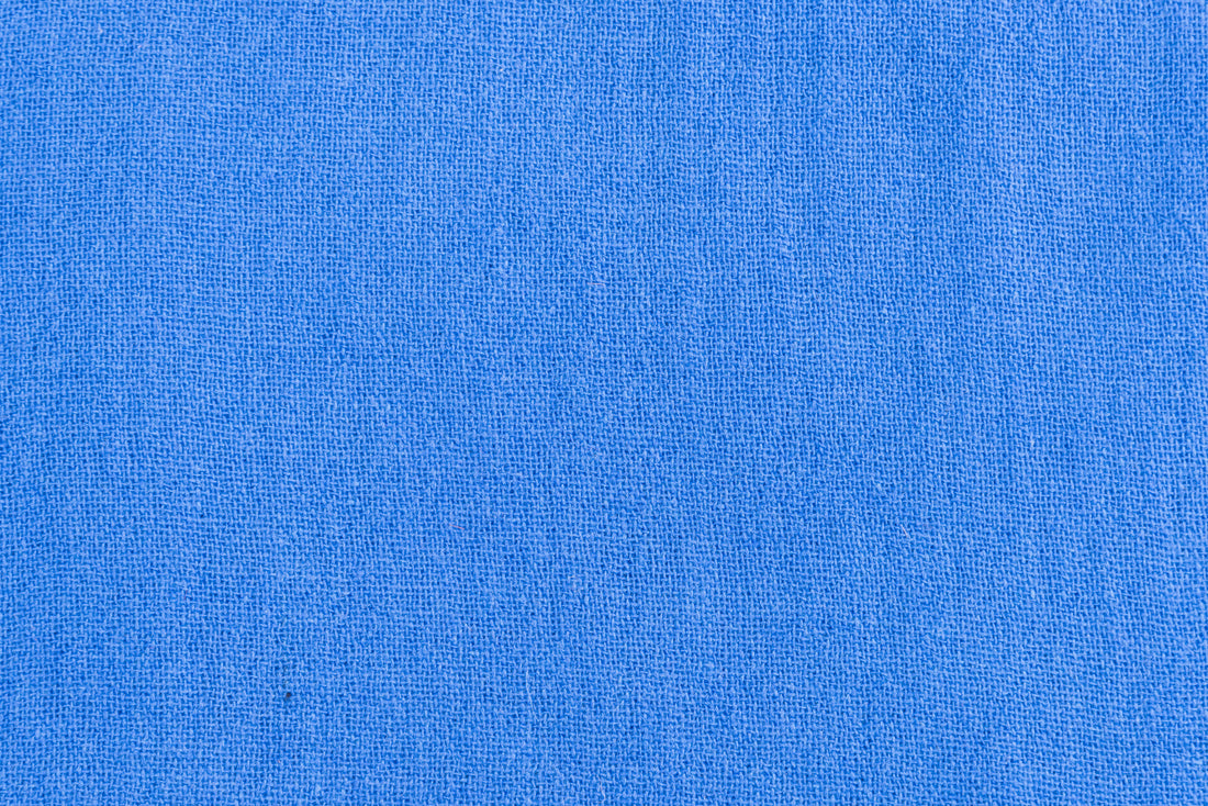Kaschmirtuch blau einfarbig