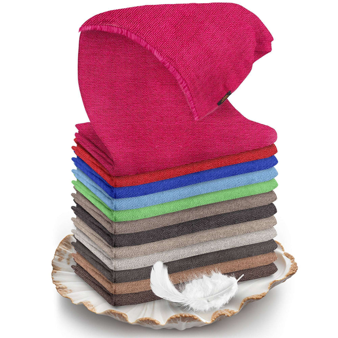 Kaschmirtuch pink einfarbig