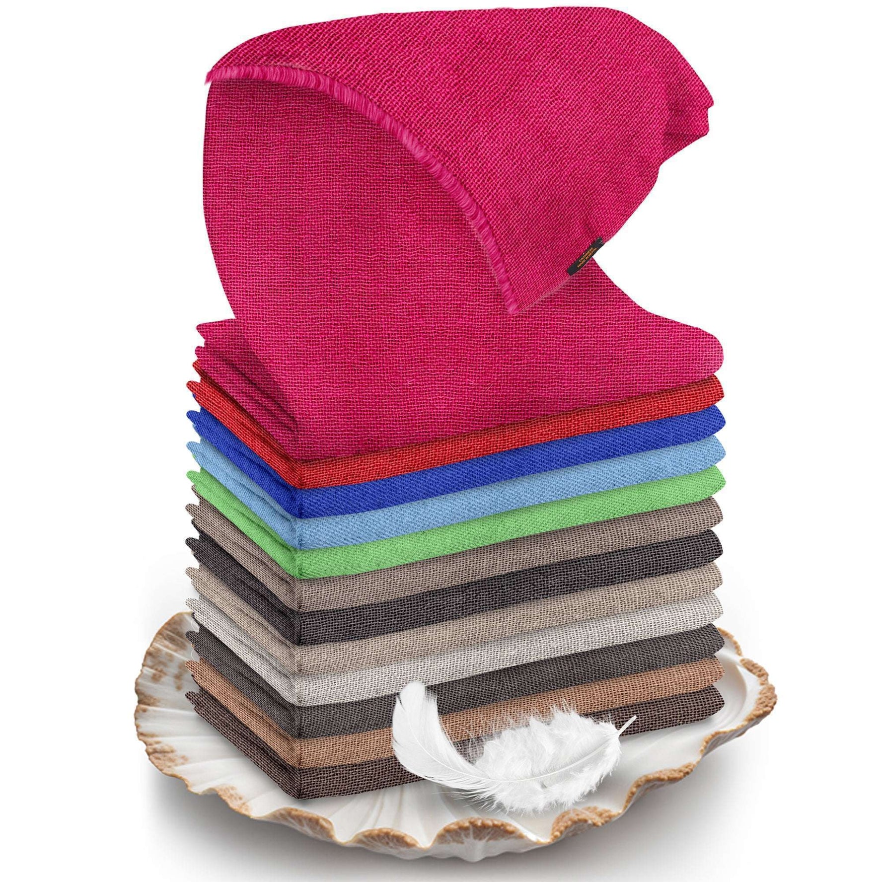Kaschmirtuch pink einfarbig
